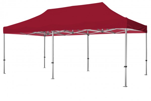 PromoZelt HEX 50 - 3x6m - einfarbig - Rot